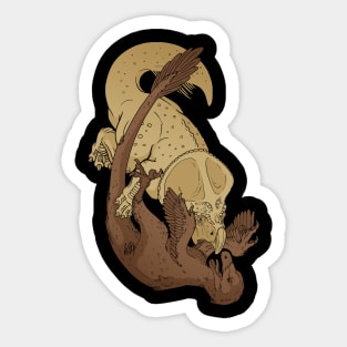 PROTOCERATOPS VS VELOCIRAPTOR Sticker